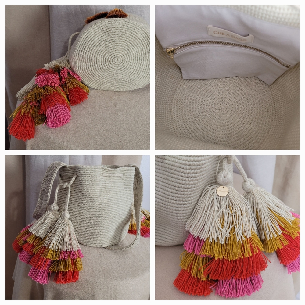 Woven BEACH Bag / CHILA BAGS - Picture 2 of 9
